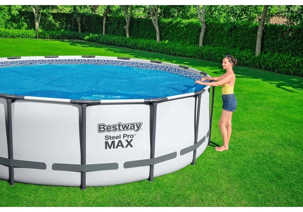 Żagiel słoneczny Bestway do okrągłego basenuFlowclear, średnica 417 cm