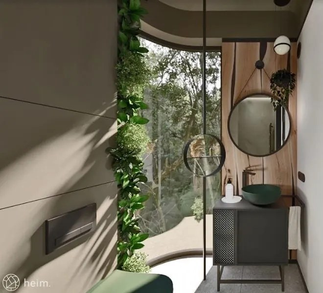 Przycisk spłukujący szklany czarny IPPO