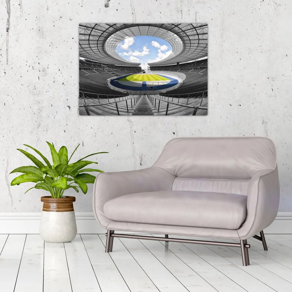 Obraz - stadion piłkarski (70x50 cm)