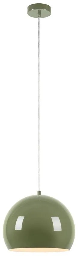 Zielona lampa wisząca z metalowym kloszem ø 28 cm Pop – Markslöjd