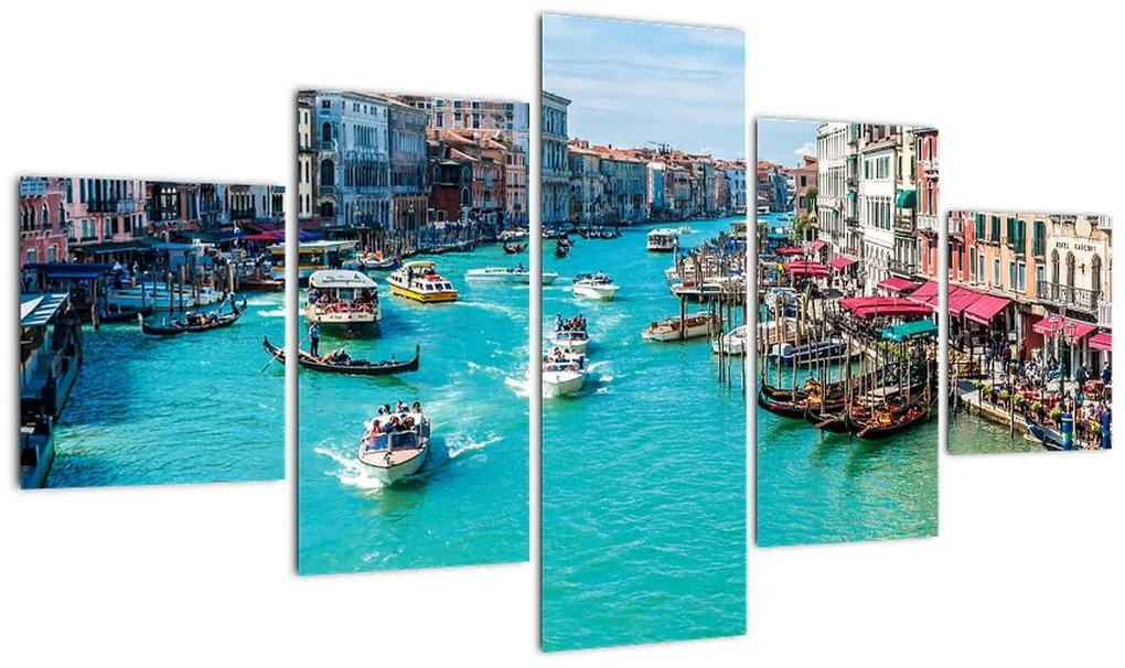 Obraz  - Canal Grande, Wenecja, Włochy (125x70 cm)