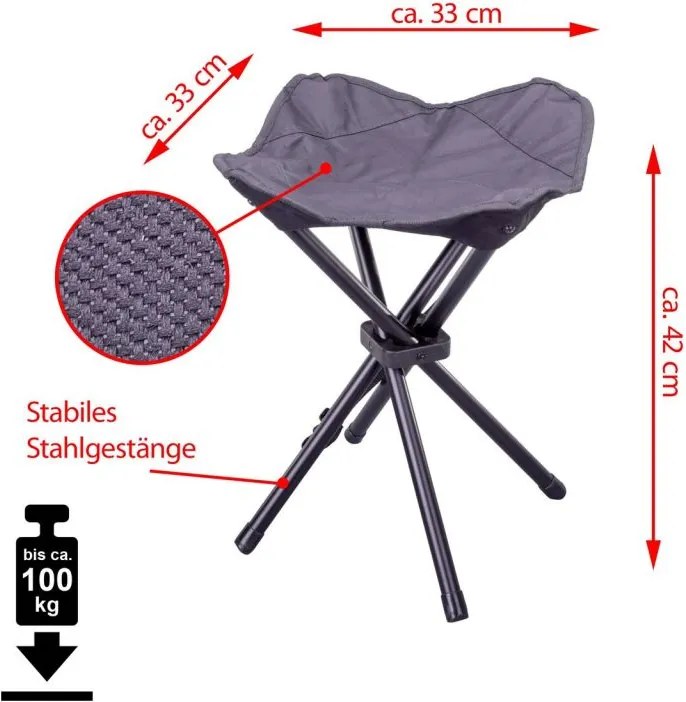 Krzesło kempingowy - 2 sztuki