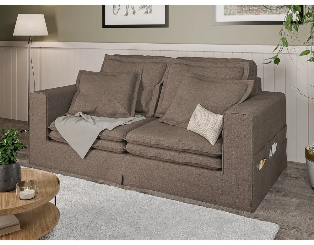 Brązowa sofa 196 cm Nora – Ropez