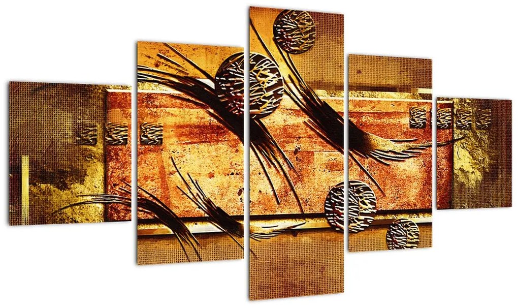 Obraz abstrakcji (125x70 cm)