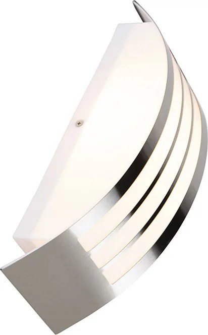 Nowoczesna lampa ścienna ze stali nierdzewnej IP44 - Sapphire Deluxe