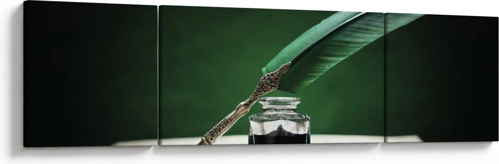 Obraz pióra do pisania (170x50 cm)