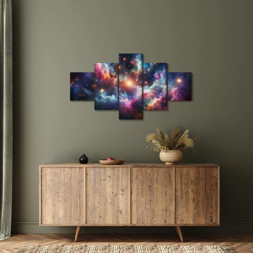Obraz - Ciemny kosmos (125x70 cm)
