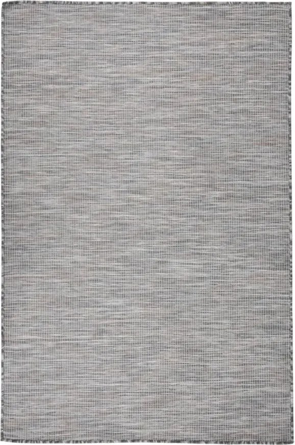 Brązowo-niebieski zewnętrzny dywan 120x170 F2-N69