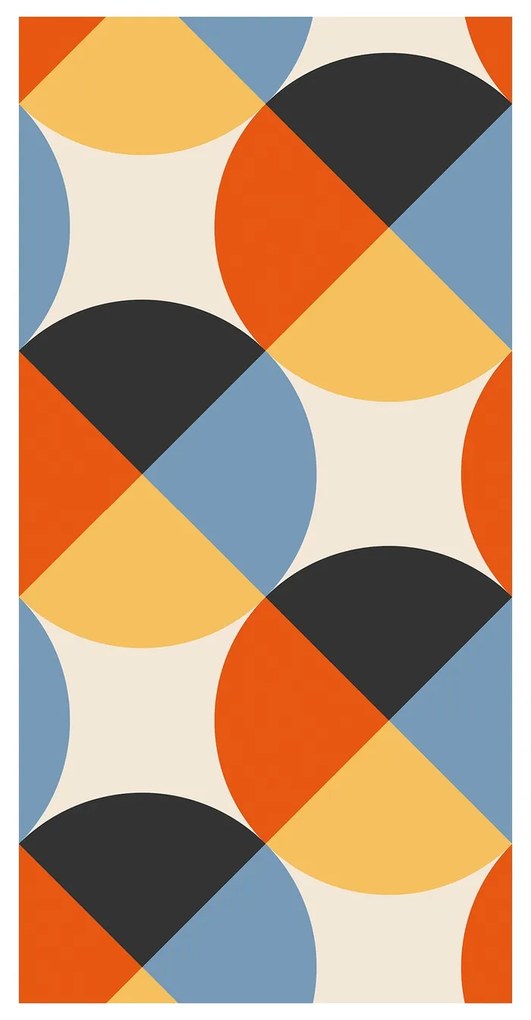 Tapeta - Kolorowa geometryczna abstrakcja II.