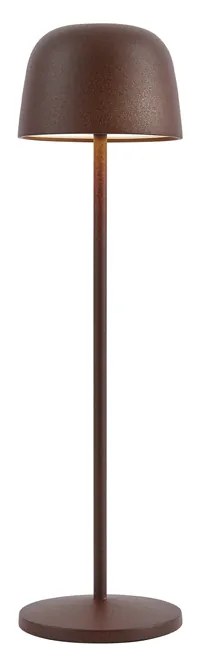 Zewnetrzna Lampa stołowa rdzawobrązowa z możliwością ładowania LED ze stacją ładującą IP65 - Raika Nowoczesny Oswietlenie zewnetrzne