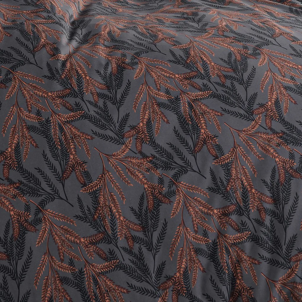 4Home Pościel bawełniana renforcé Midnight Fern, 140 x 200 cm, 70 x 90 cm