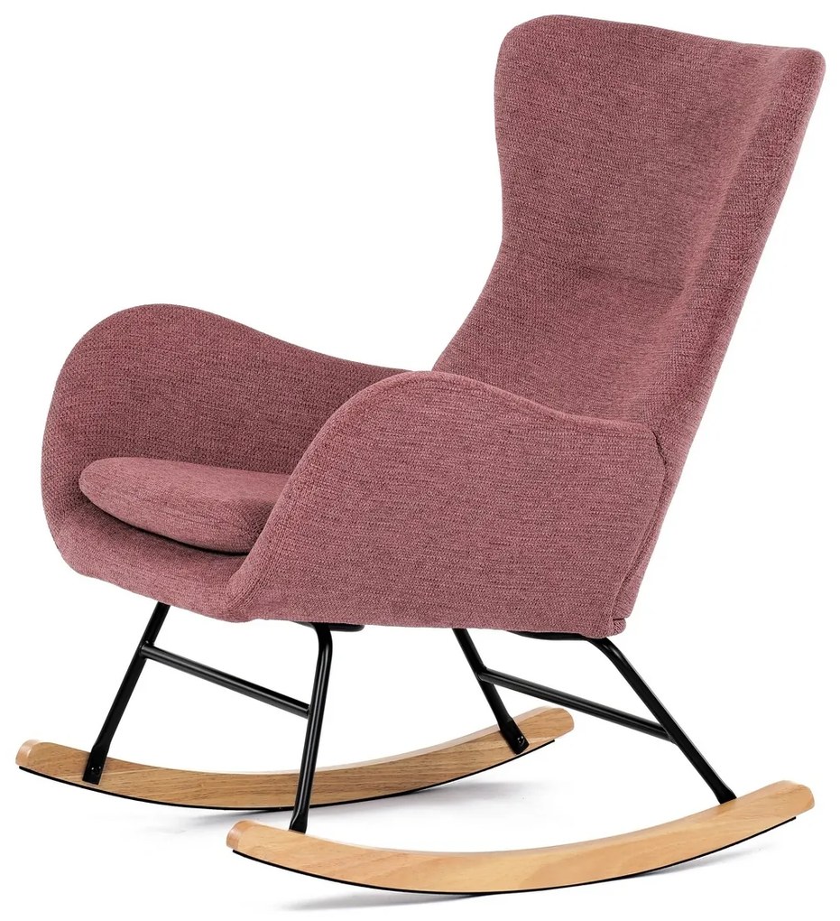Fotel bujany PINK2, różowy