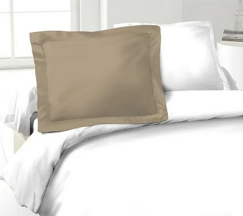 Zestaw 2 Poszewek na Poduszki 100% Bawełna Beżowa 50x70 cm - Certyfikat OEKO-TEX