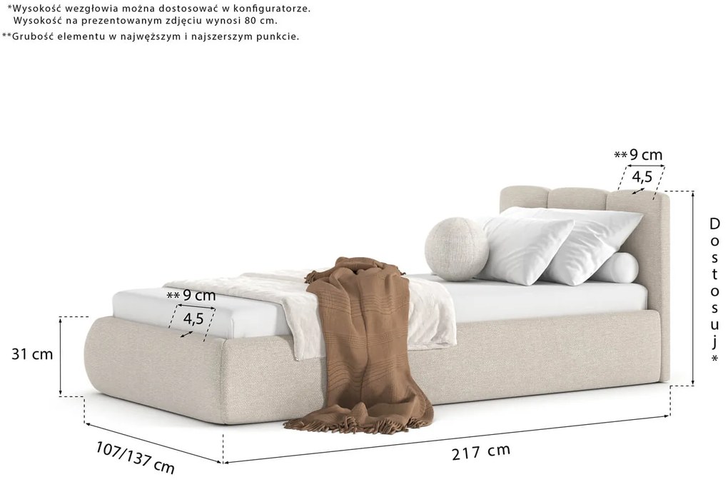 Łóżko Nilo One