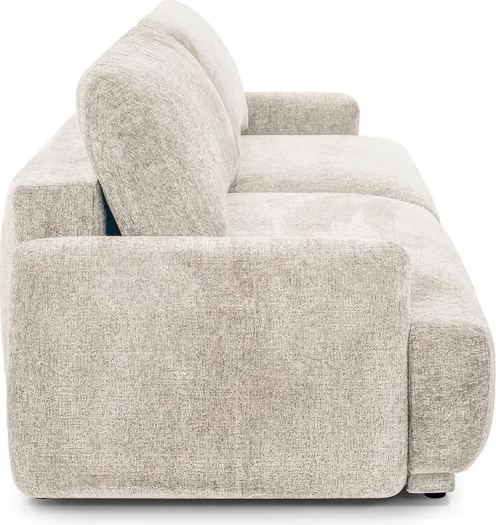Sofa z Funkcją Spania SELORIA Beżowa Nowoczesna