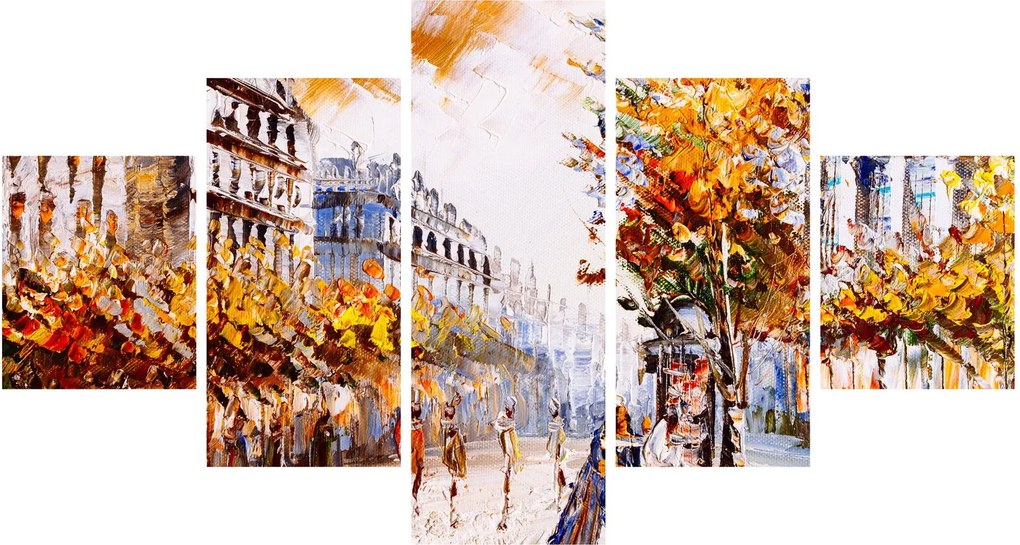 Obraz - Ulica w Paryżu (125x70 cm)