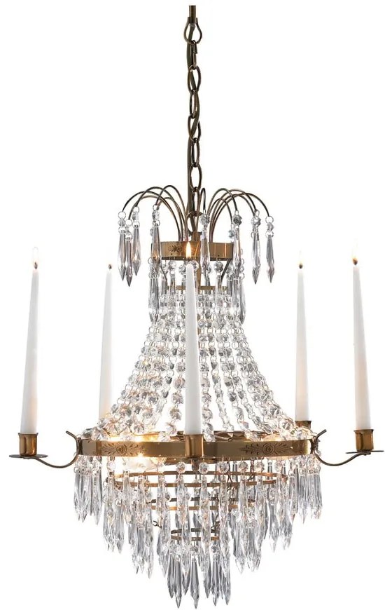 Lampa wisząca w kolorze złota ø 50 cm Krageholm – Markslöjd