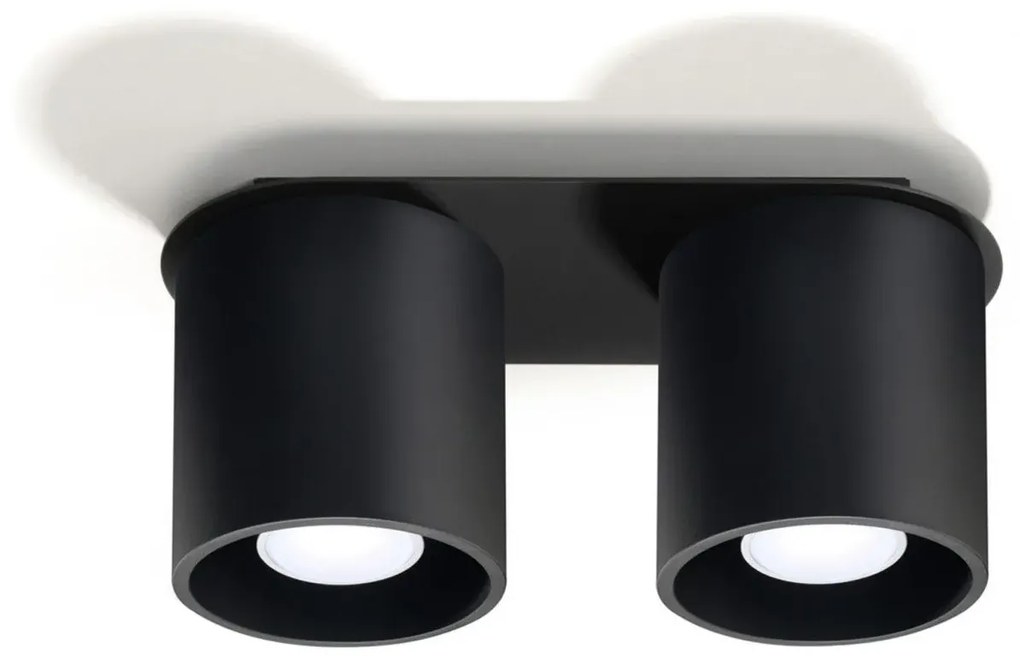 Nowoczesny plafon LED E761-Melvis - czarny
