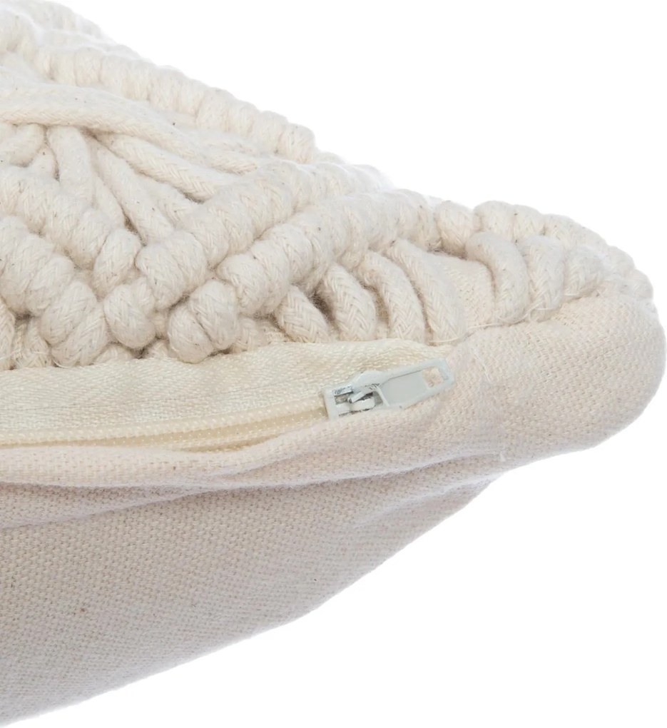 Ozdobna poduszka Ete, makrama, 40 x 40 cm