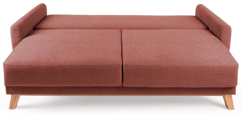 Różowa sofa rozkładana Bonami Selection Pop