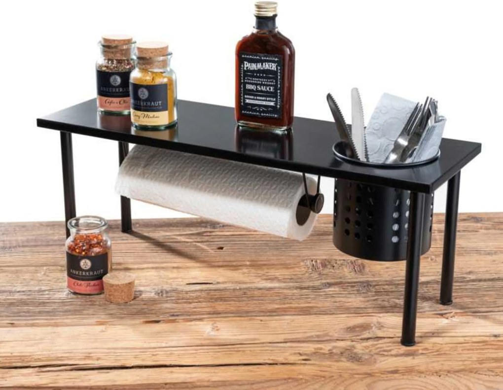 Półka kuchenna na przyprawy z uchwytem na ręcznik 2w1 – Blanco WENKO