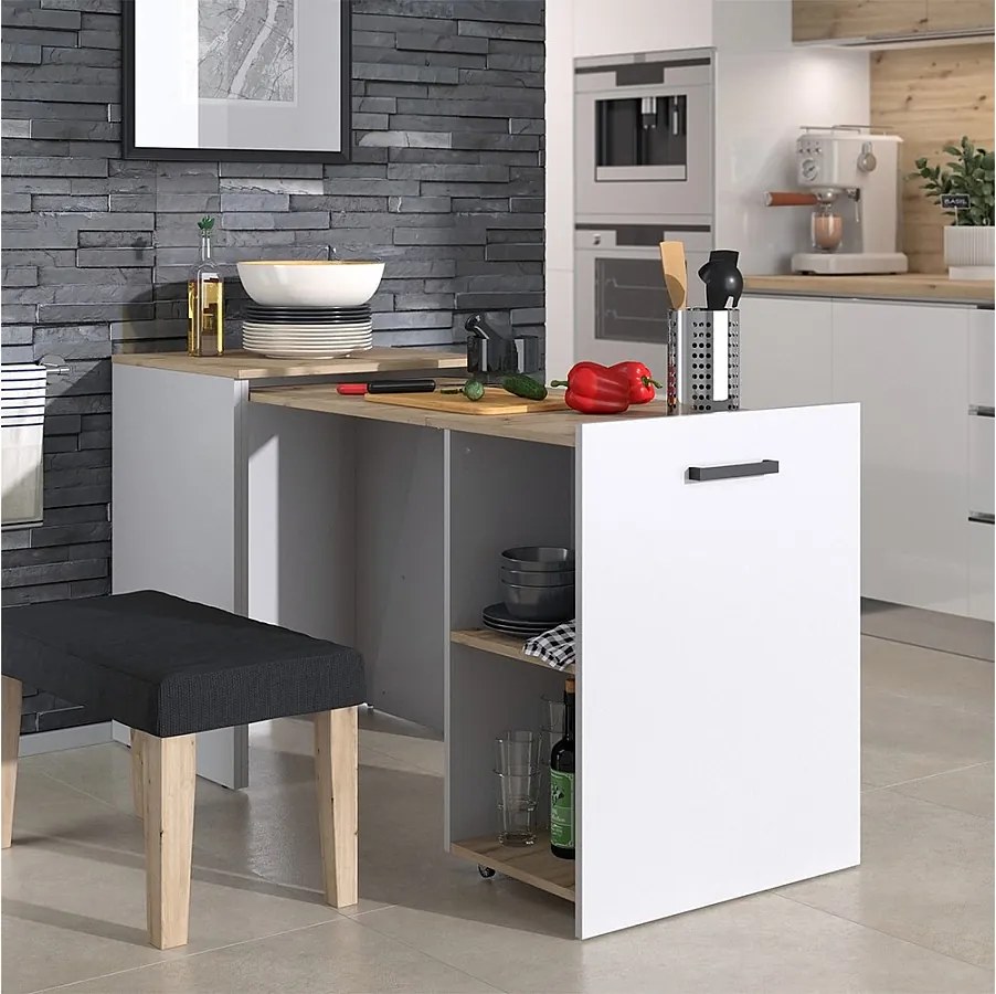 Stół do jadalni greige/artisan 60x50.4x78 adam