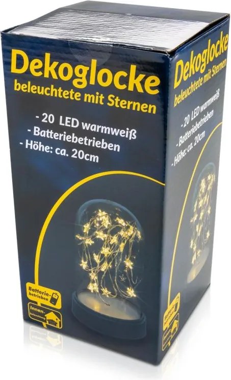 Lampki dekoracyjne 20 LED, ciepła biel, 2 szt.