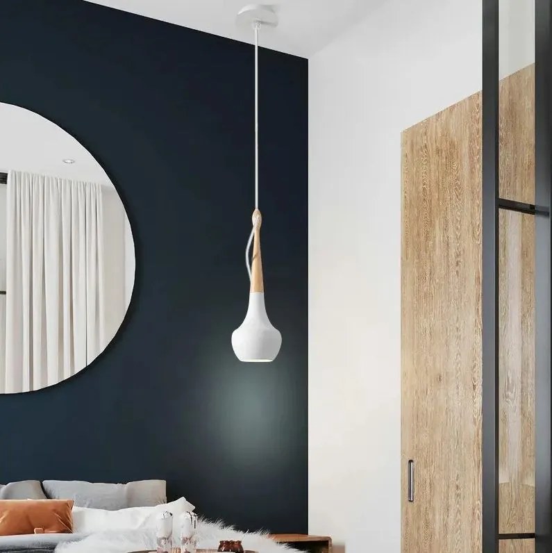 Lampa sufitowa APP937-1CP Biała