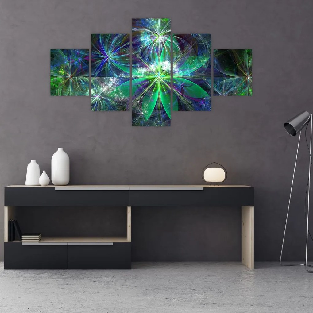 Obraz - Abstrakcyjne kształty geometryczne (125x70 cm)