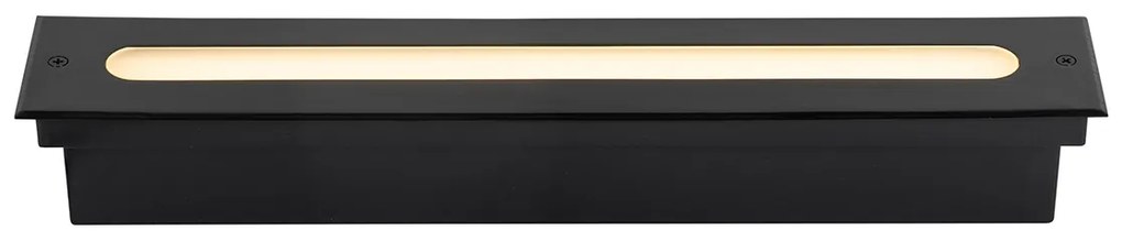 Zewnetrzna Nowoczesny klosz ogrodowy czarny 50 cm z LED IP65 - Eline Nowoczesny Oswietlenie zewnetrzne