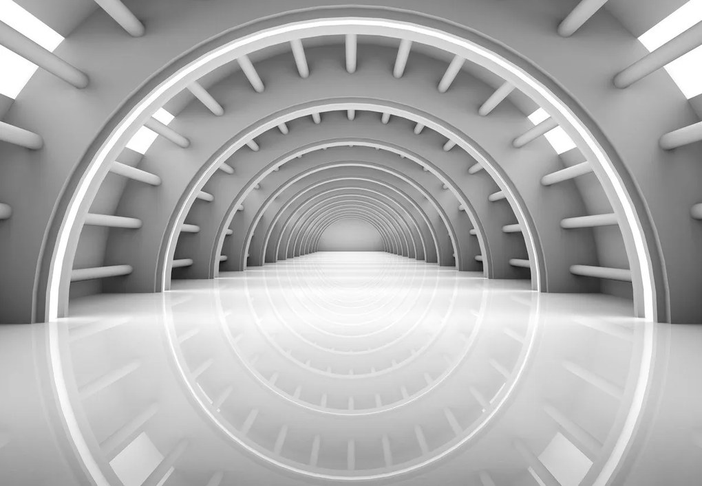 Fototapeta - przejście 3D (196x136 cm)