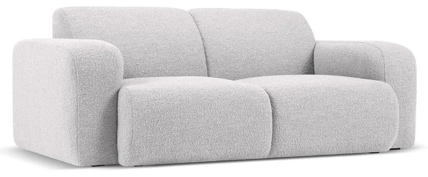 Jasnoszara sofa z materiału bouclé 170 cm Molino – Micadoni Home