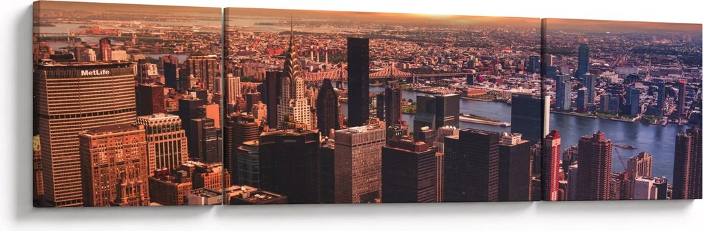 Obraz - Widok na metropolię (170x50 cm)
