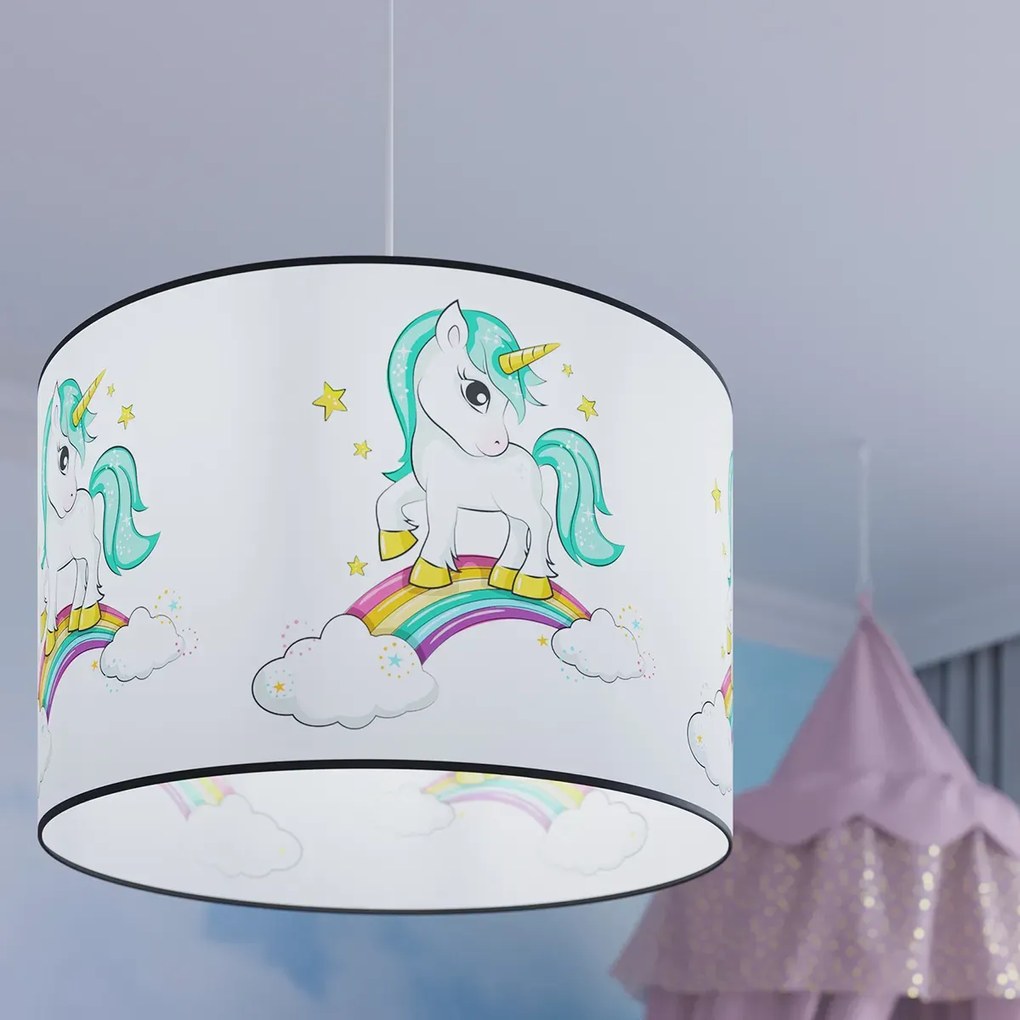Lampa wisząca JEDNOROŻEC 40 biała SOLLUX  LIGHTING