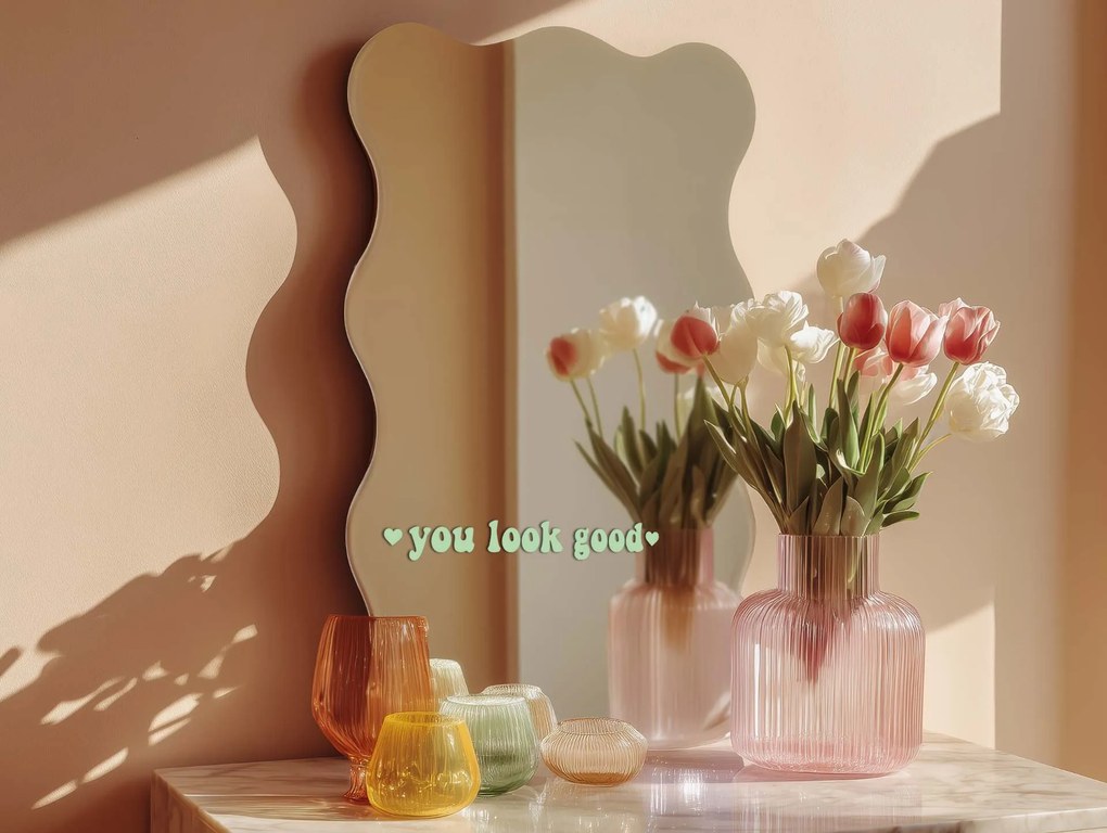 Naklejka na lustro S12 – You look good