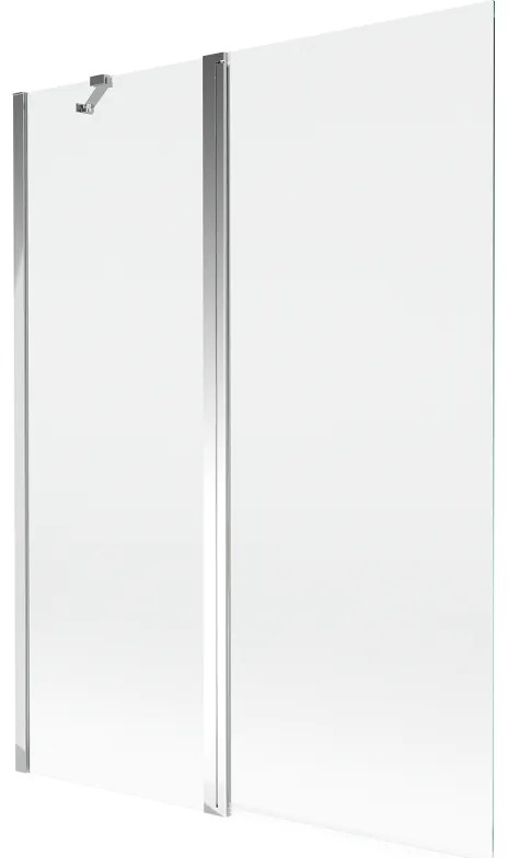 Mexen Mist parawan nawannowy 2-skrzydłowy 130 x 150 cm, transparent, chrom - 8A9-130-011-01-00