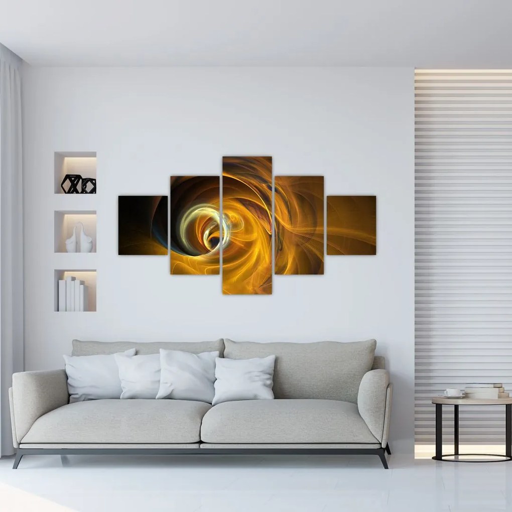 Obraz - Abstrakcja w ruchu (125x70 cm)
