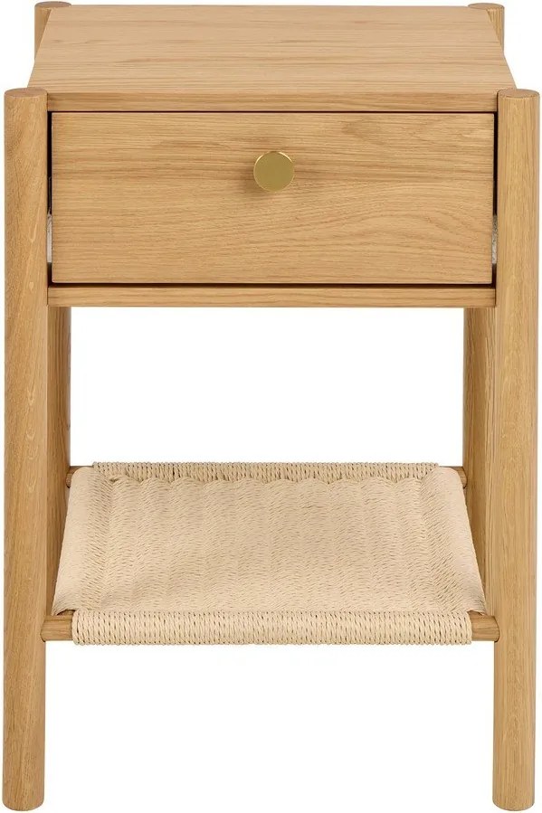 Szafka nocna w dekorze dębu w jasnym naturalnym kolorze Monfort – Actona