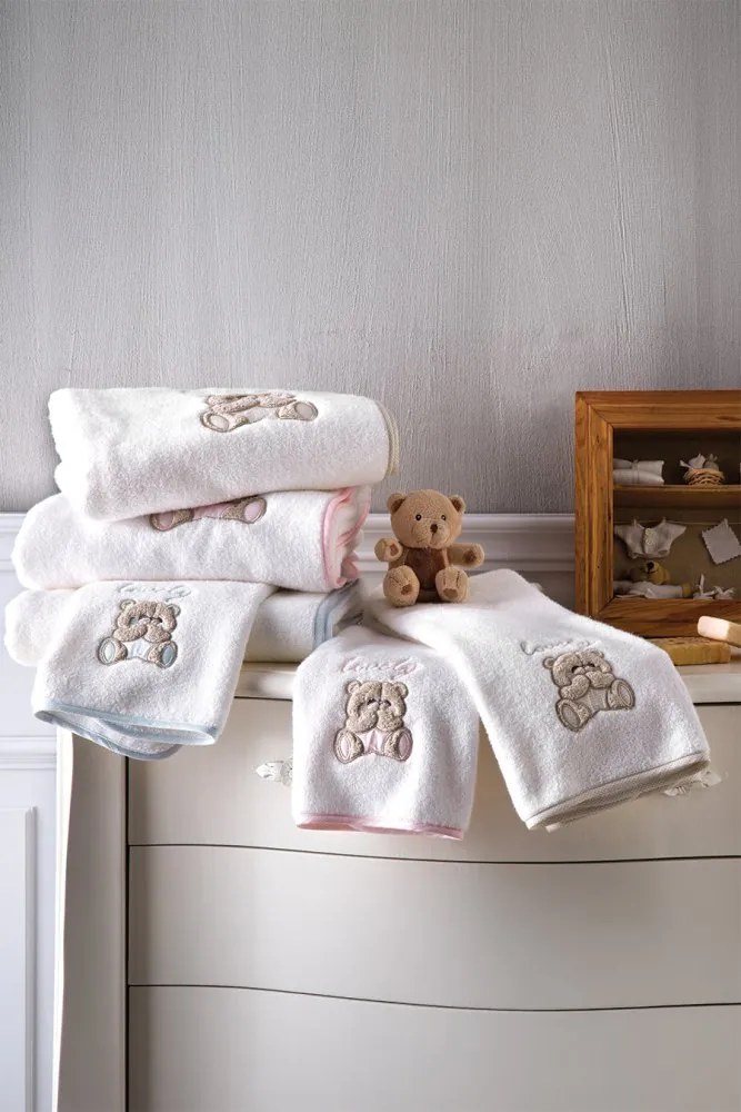 Podarunkowy zestaw ręczników dla dzieci LOVELY, 2 szt Beżowy