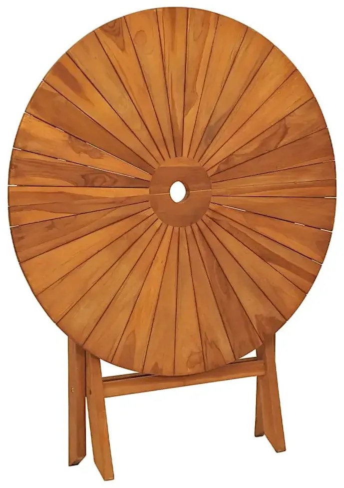 Okrągły stół ogrodowy z drewna tekowego K0-Z22