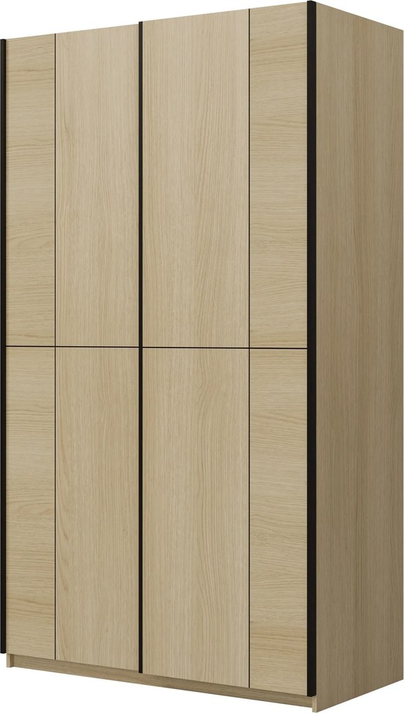 Szafa Przesuwna LUBERO 120 cm Szafa Trzydrzwiowa Dąb lindberg