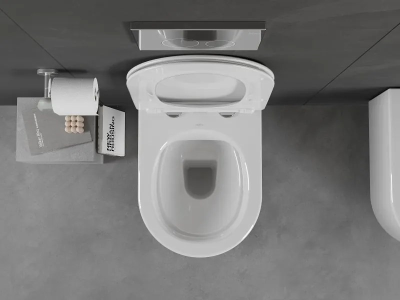 Mexen Sofia miska wc Rimless, biała połysk - 3354XX00