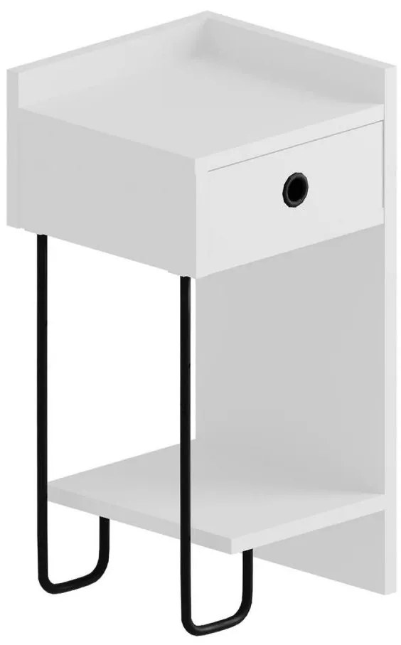 Stolik nocny SONY biały