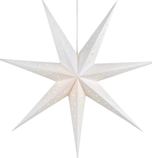 Markslöjd 703876 - Dekoracja świąteczna SOLVALLA 1xE14/25W/230V średnica 75 cm biała