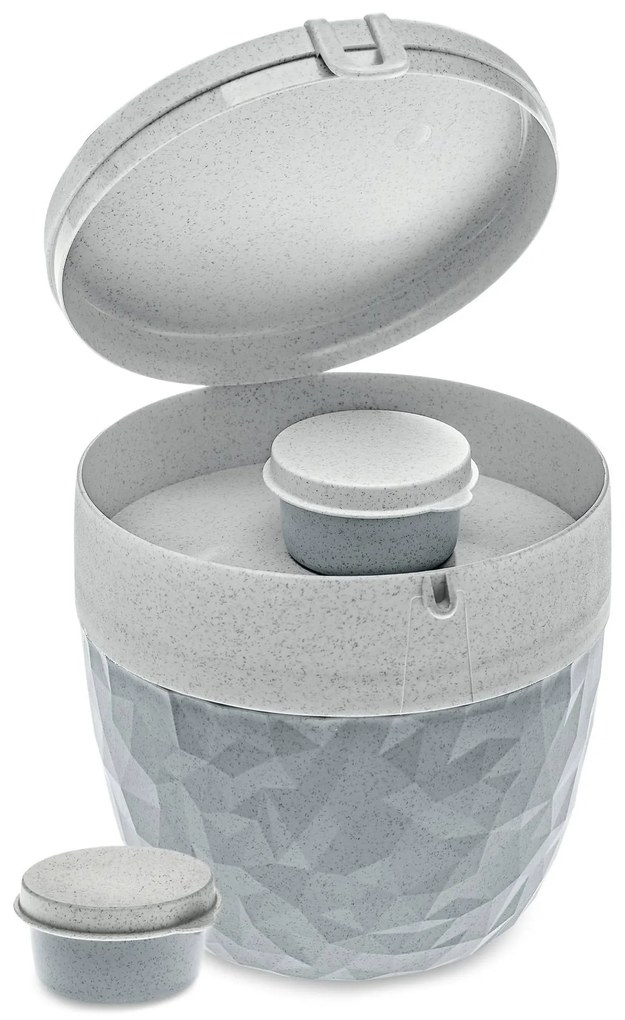 Śniadaniówka, pojemnik na sałatkę i sos BENTOBOX L, 3 elementy, KOZIOL