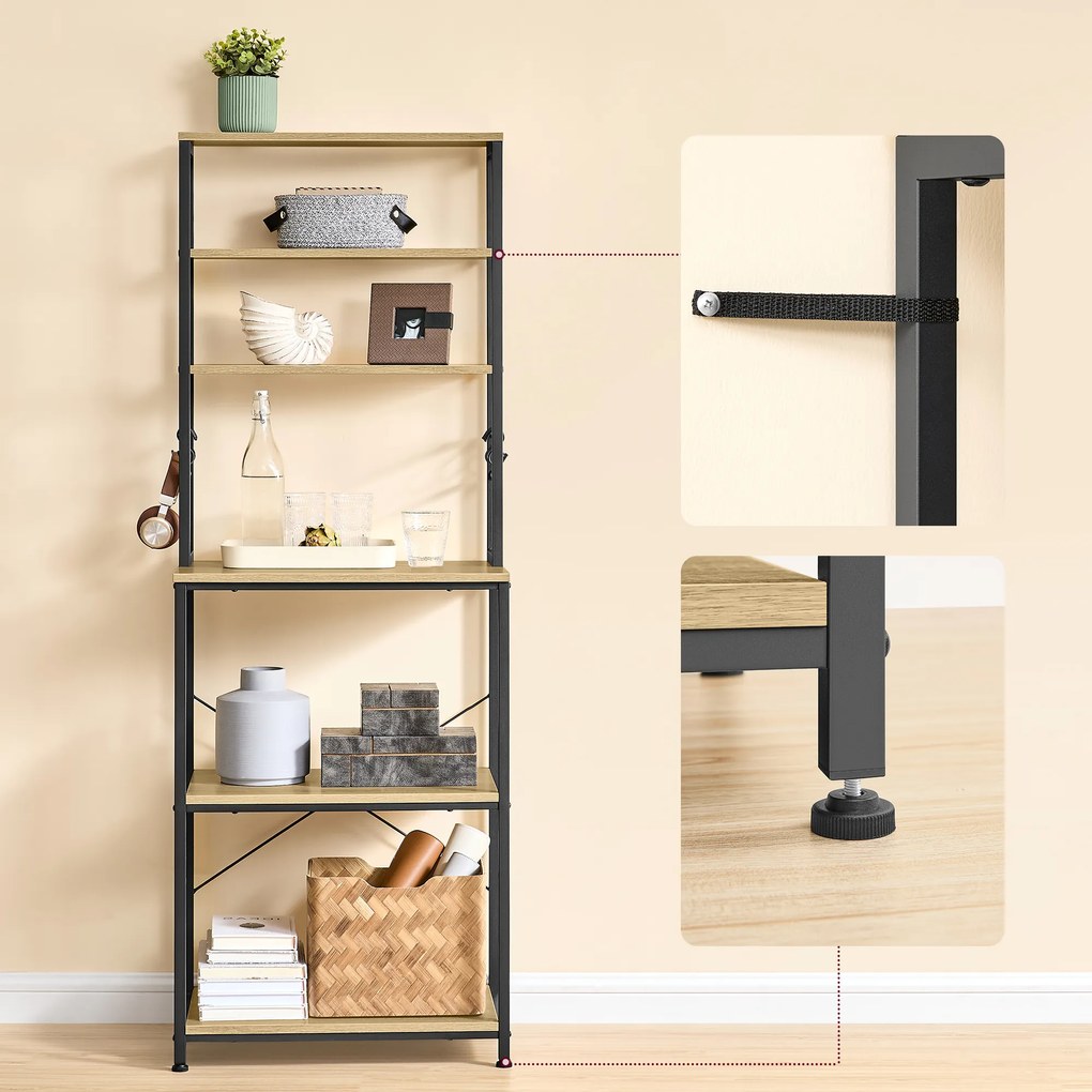 Regał kuchenny TAYLOR ARTISAN 6 półek, 167x60 cm