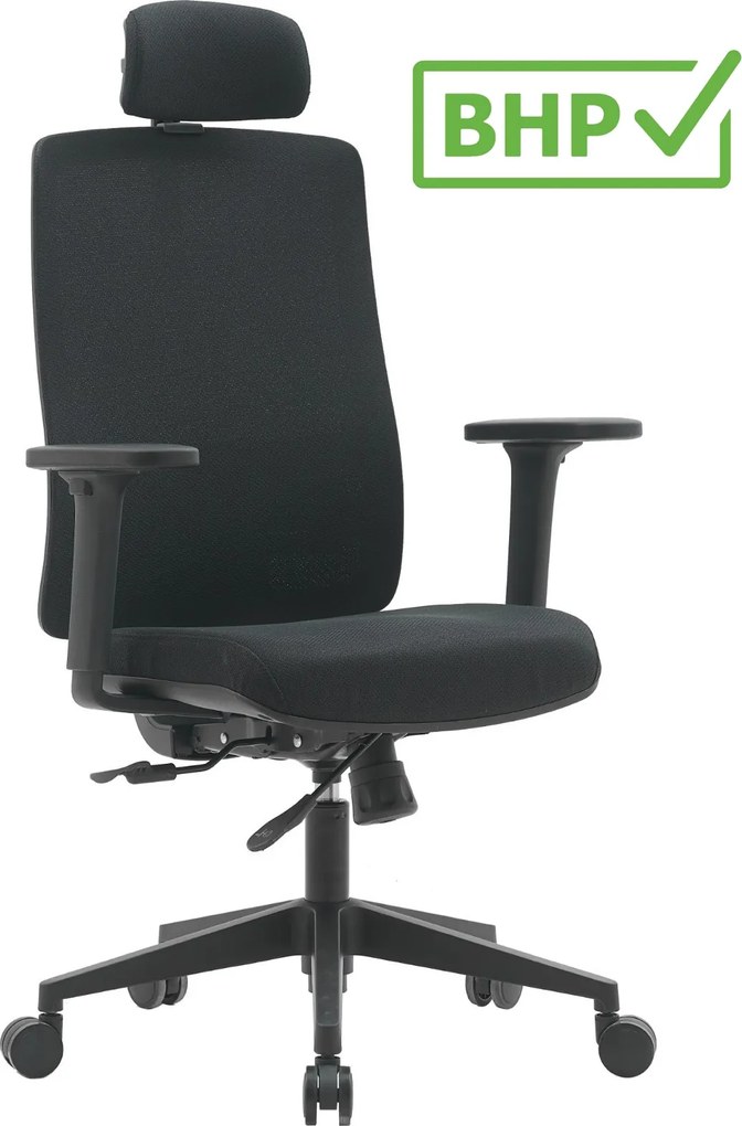 Ergonomiczny fotel biurowy do pracy Popstar Lux HR, zgodny z normą BHP