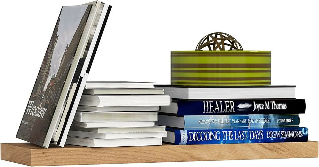 Półka AKORD PS3 Dąb Sonoma 60 cm kolor Dąb Sonoma mat 1 półka 60x20x3,2 cm