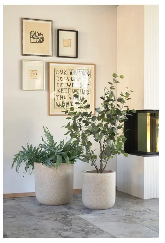 Osłonki na doniczki z żywicy polimerowej zestaw 2 szt. ø 37 cm Thum – Villa Collection