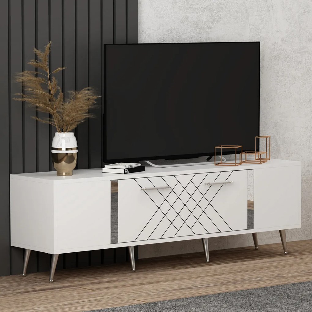 Stolik pod telewizor Detas White